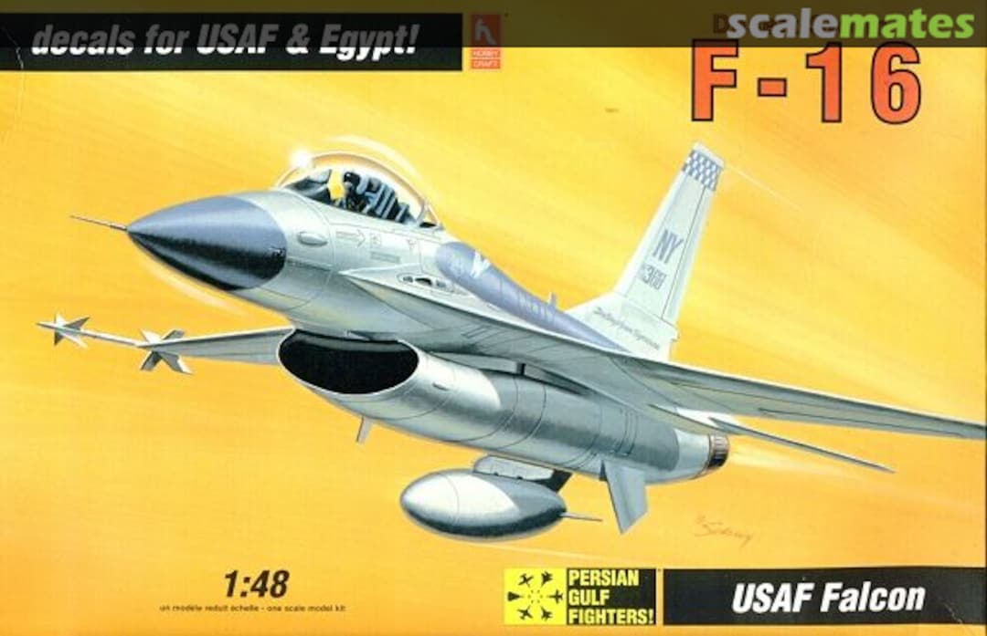 Boxart F-16 USAF Falcon HC1562 Hobbycraft Boxart F-16 USAF Falcon HC1562 Hobbycraft