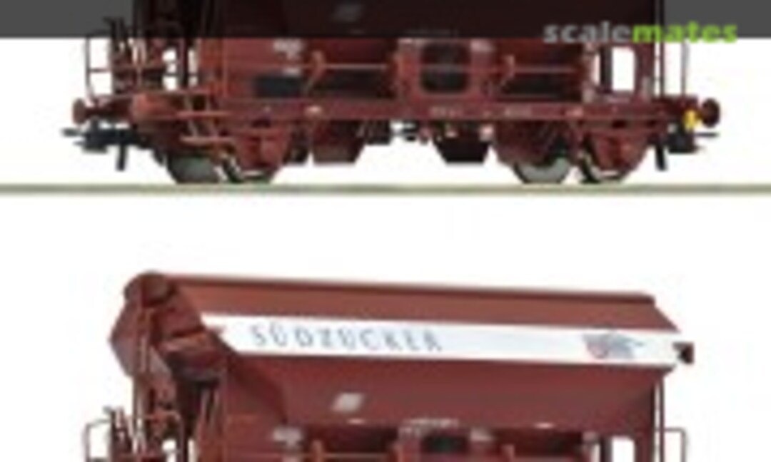 2-tlg Set Schwenkdachwagen DB DC (Roco 6600124)