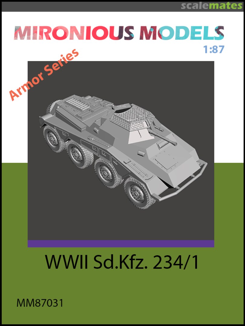 Boxart WWII Sd.Kfz. 234/1 MM87031 Mironious Models