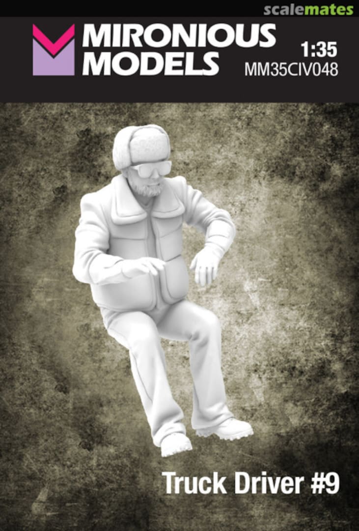 Boxart Truck Driver No.9 (1 Figure / 3D-Printed) MM35CIV048 Mironious Models