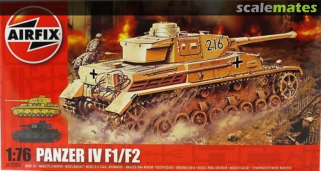 Boxart Panzer IV F1/F2 A02308 Airfix Boxart Panzer IV F1/F2 A02308 Airfix