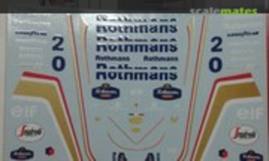 1:20 Williams FW16 & FW16B (for Fujimi) (Museum collection DC-603)