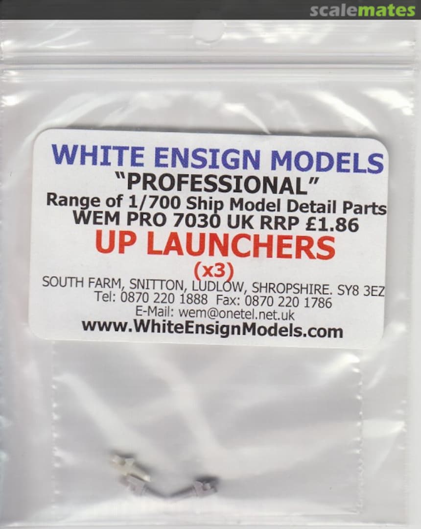 Boxart UP Launchers PRO 7030 White Ensign Models Boxart UP Launchers PRO 7030 White Ensign Models