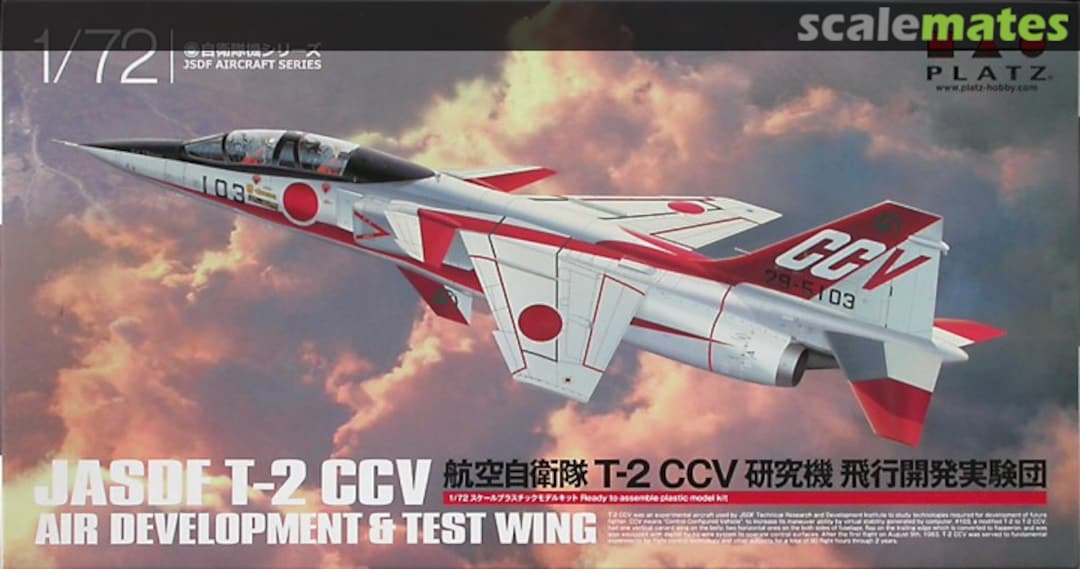 Boxart Mitsubishi T-2 CCV Flight Development Experiment Group AC-19 Platz Boxart Mitsubishi T-2 CCV Flight Development Experiment Group AC-19 Platz