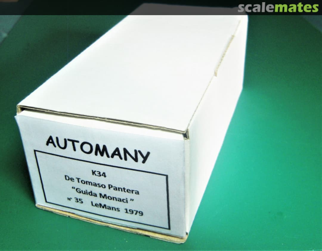 Boxart De Tomaso Pantera K34 Automany Boxart De Tomaso Pantera K34 Automany