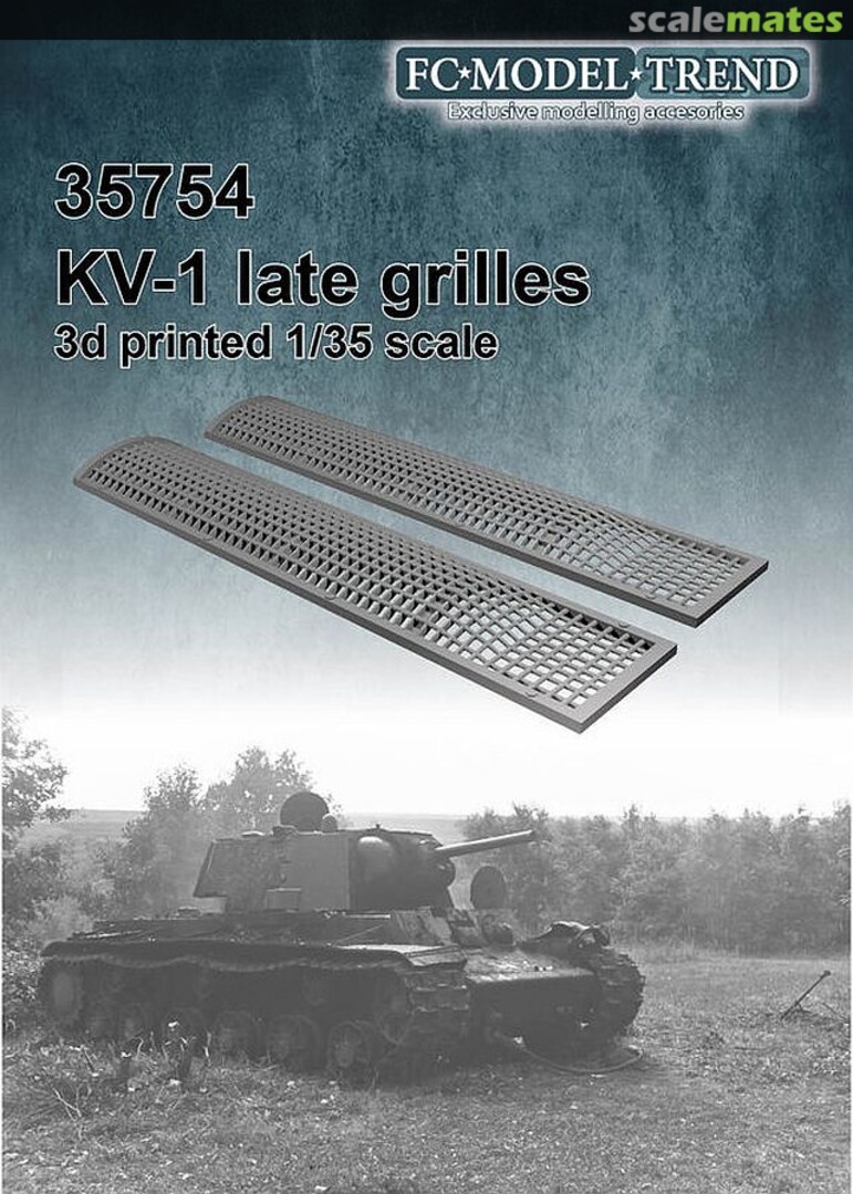 Boxart KV1/2 rear grilles late type 35754 FC Model Trend Boxart KV1/2 rear grilles late type 35754 FC Model Trend