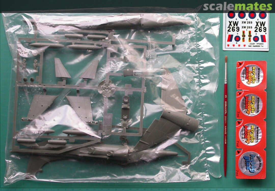 Contents BAe Harrier T.4 3012 Heller Humbrol Contents BAe Harrier T.4 3012 Heller Humbrol