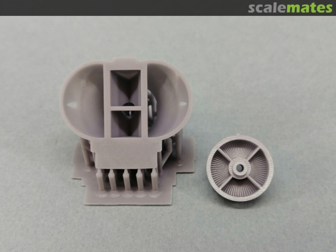 Boxart A-4A/B/C Skyhawk Intake Fan and Duct Upgrade WP48012 Wells Props Models