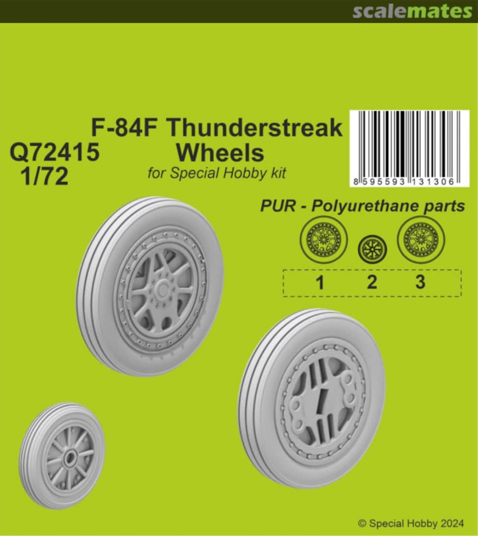 Boxart F-84F Thunderstreak Wheels Q72415 Special Hobby Boxart F-84F Thunderstreak Wheels Q72415 Special Hobby