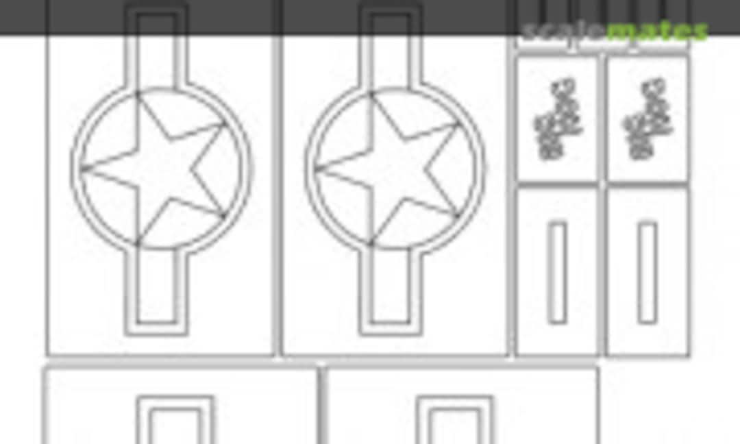 1:32 F4U-1A Corsair mask (Omask 33008) 33008