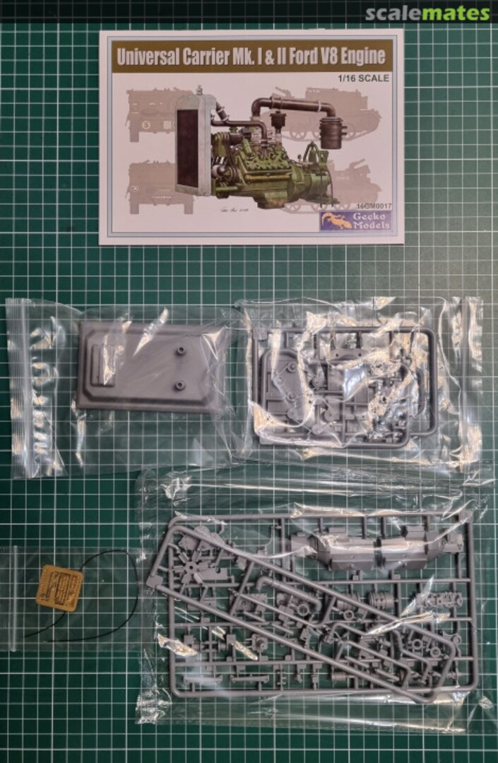 Contents Universal Carrier Mk. I & II Ford V8 Engine 16GM0017 Gecko Models Contents Universal Carrier Mk. I & II Ford V8 Engine 16GM0017 Gecko Models