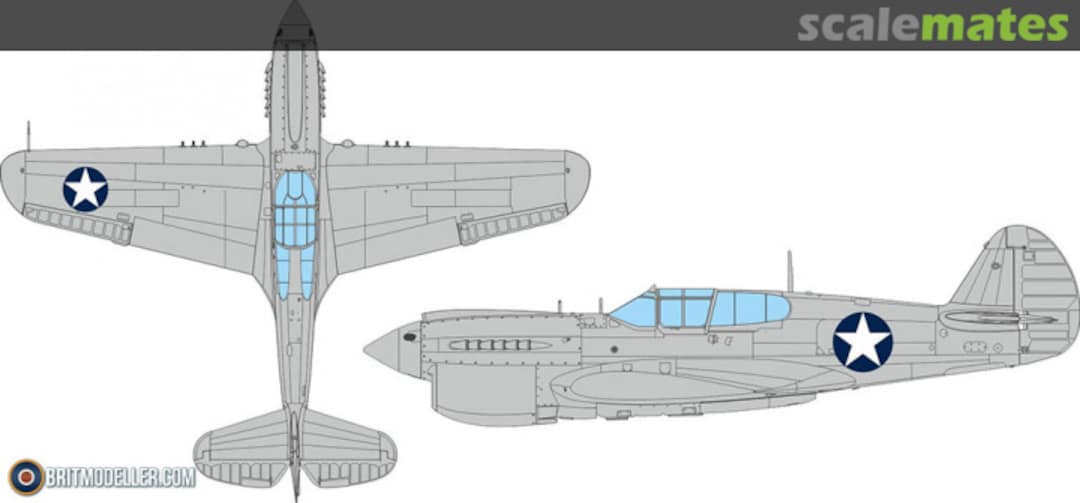 Boxart P-40E US National Insignia, Circular masks EX1120 Eduard Boxart P-40E US National Insignia, Circular masks EX1120 Eduard