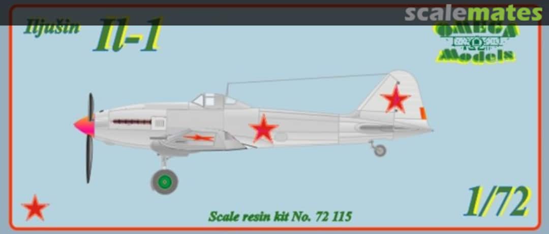 Boxart Iljuchin Il-1 72115 Omega Models Boxart Iljuchin Il-1 72115 Omega Models
