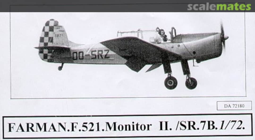 Boxart Farman F.521 Monitor II / SR.7B DA 72180 Dujin Boxart Farman F.521 Monitor II / SR.7B DA 72180 Dujin
