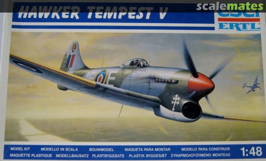 Boxart Hawker Tempest V 4099 ESCI/ERTL Boxart Hawker Tempest V 4099 ESCI/ERTL