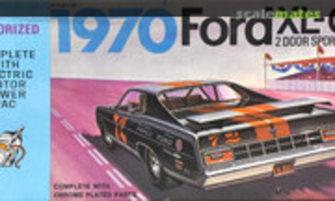 1:25 1970 Ford XL GT 2 Door Sports Roof (Palmer Plastics 700M)