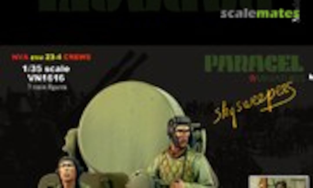 1:35 NVA ZSU 23-4 CREWS - 3 Figures (Paracel Miniatures VN1616) VN1616