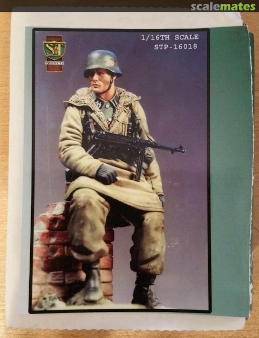 Boxart Panzer Grenadier Kharkov Rottenführer Kharkov w/MP40 STP-16018 S&T Products Boxart Panzer Grenadier Kharkov Rottenführer Kharkov w/MP40 STP-16018 S&T Products