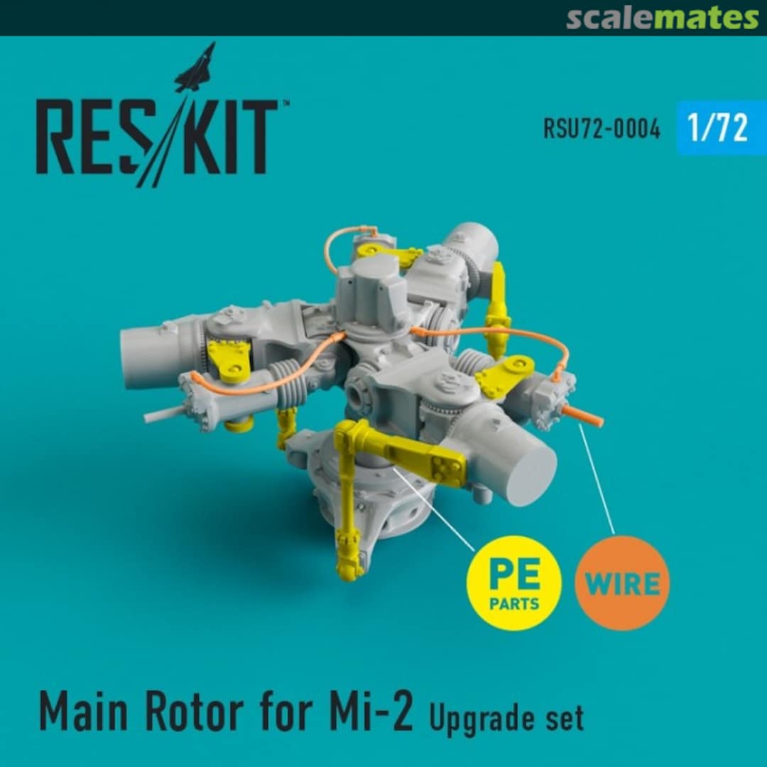 Boxart Main Rotor for Mi-2 Upgrade set RSU72-0004 ResKit Boxart Main Rotor for Mi-2 Upgrade set RSU72-0004 ResKit