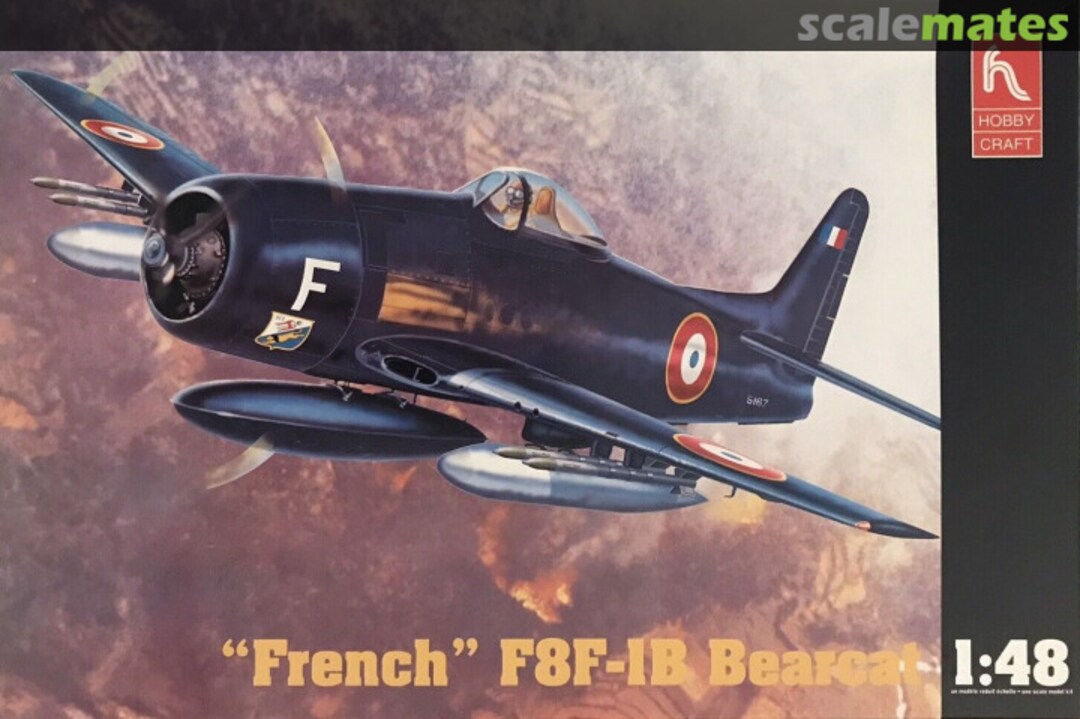 Boxart "French" F8F-1B Bearcat HC1441 Hobbycraft Boxart "French" F8F-1B Bearcat HC1441 Hobbycraft