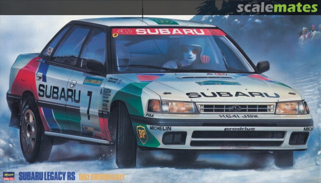 Boxart Subaru Legacy RS 1992 Swedish Rally 20290 Hasegawa