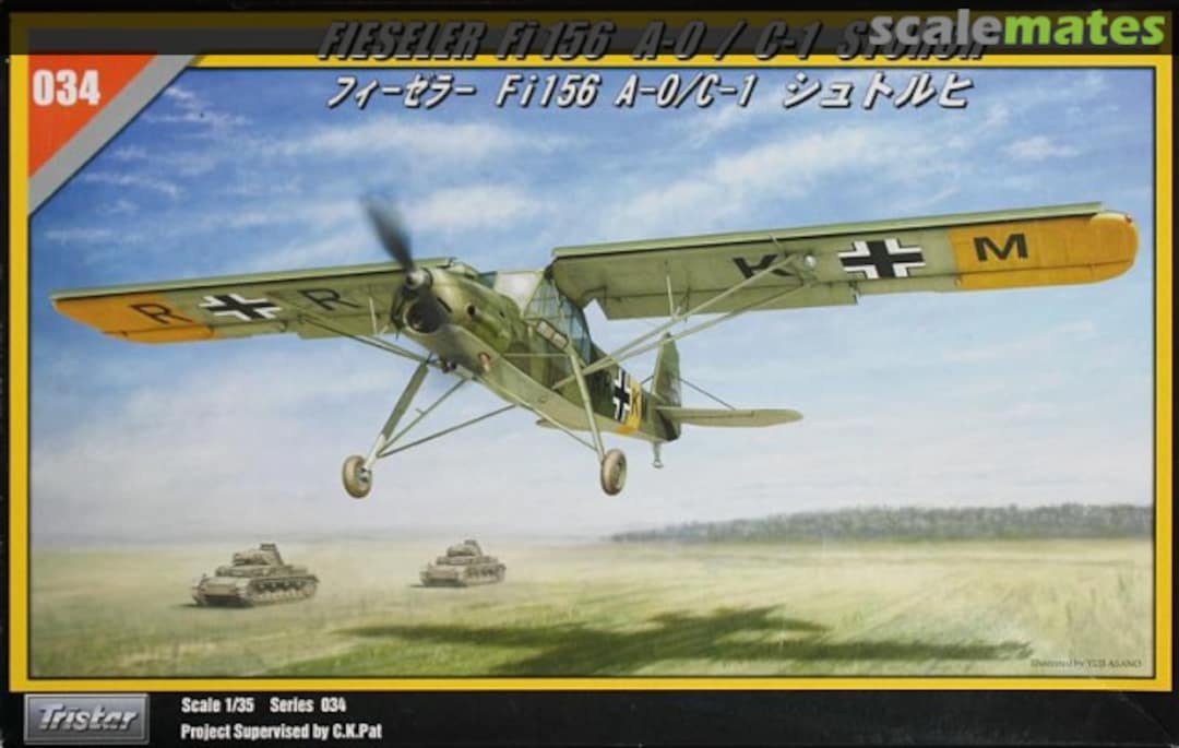 Boxart Fieseler Fi 156 A-0/C-1 Storch 35034 Tristar Boxart Fieseler Fi 156 A-0/C-1 Storch 35034 Tristar