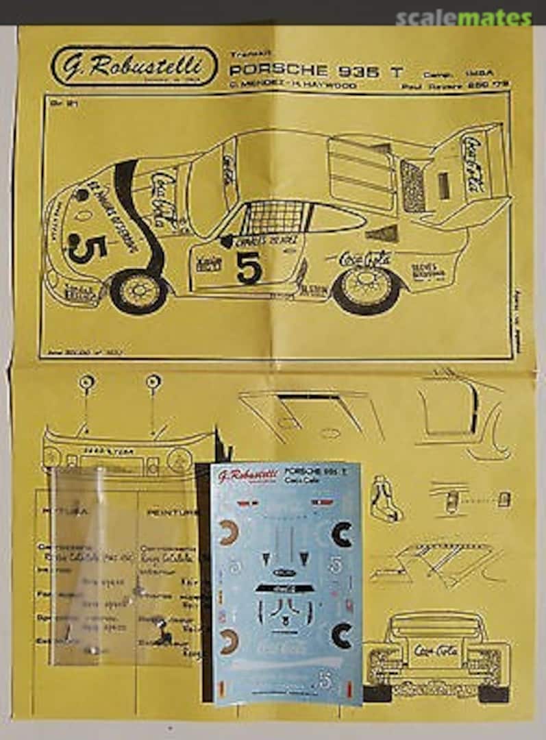 Boxart Porsche 935 "Coca-Cola" G. Robustelli Boxart Porsche 935 "Coca-Cola" G. Robustelli