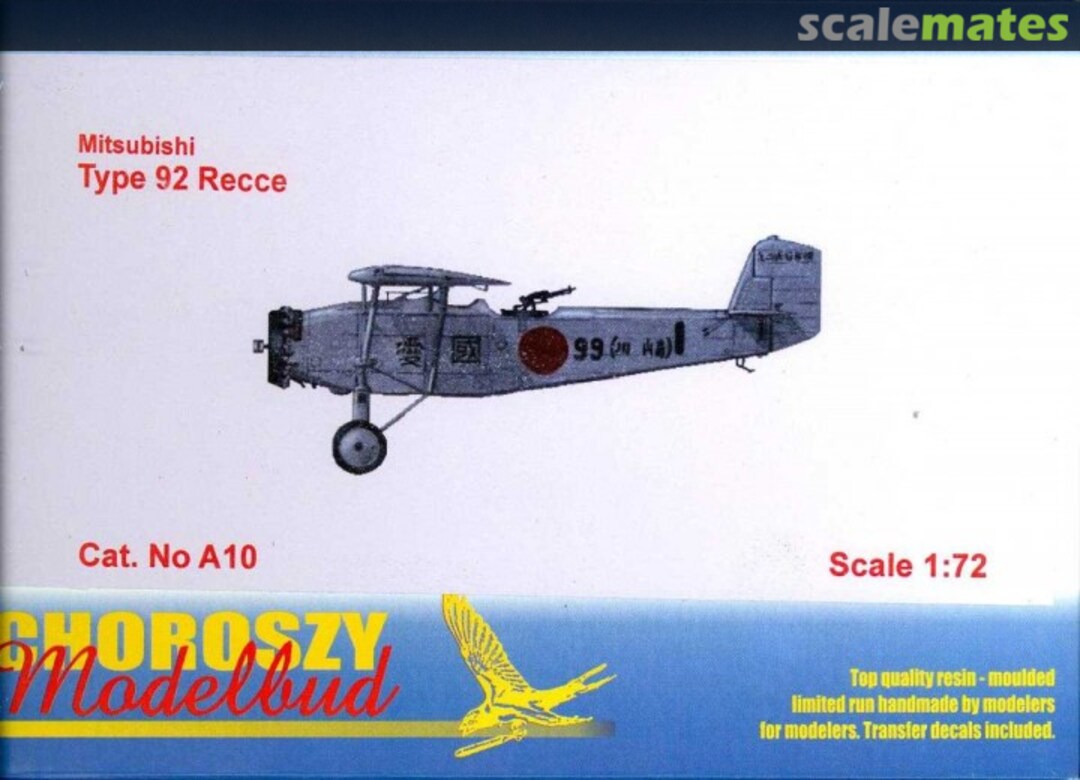 Boxart Mitsubishi Type 92 Recce A10 Choroszy Modelbud