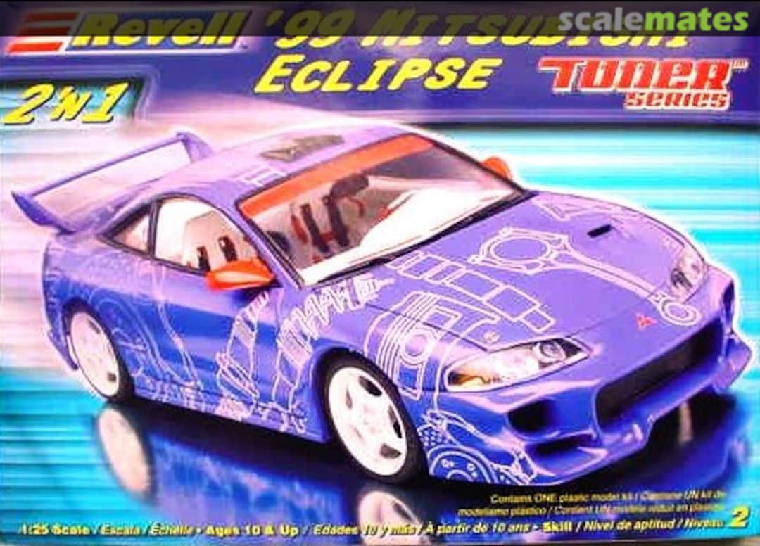 Boxart '99 Mitsubishi Eclipse 2 'n 1 85-2829 Revell