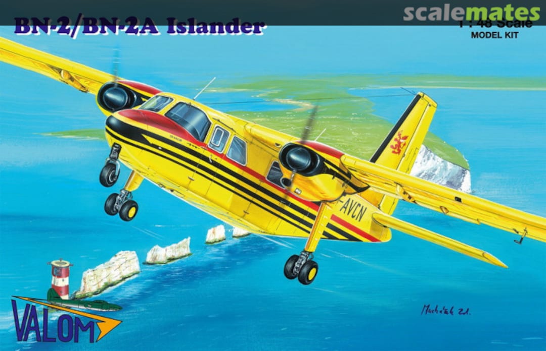 Boxart BN-2 / BN-2A Islander 48008 Valom Boxart BN-2 / BN-2A Islander 48008 Valom