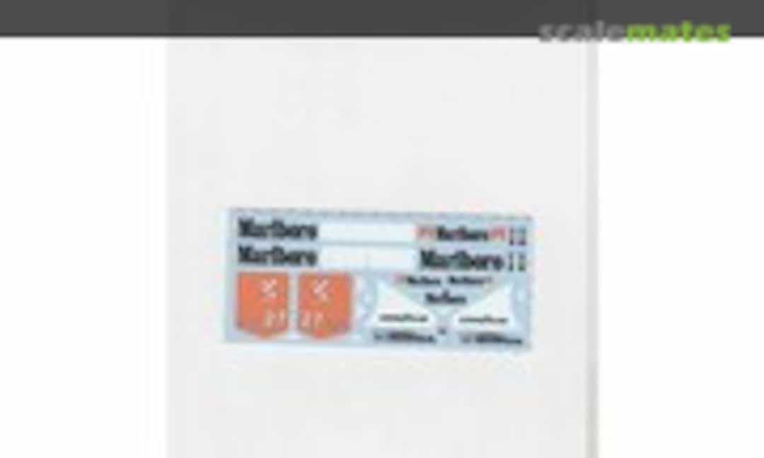 1:43 McLaren MP4/5B Sponsorship Decal (Museum collection D907) D907