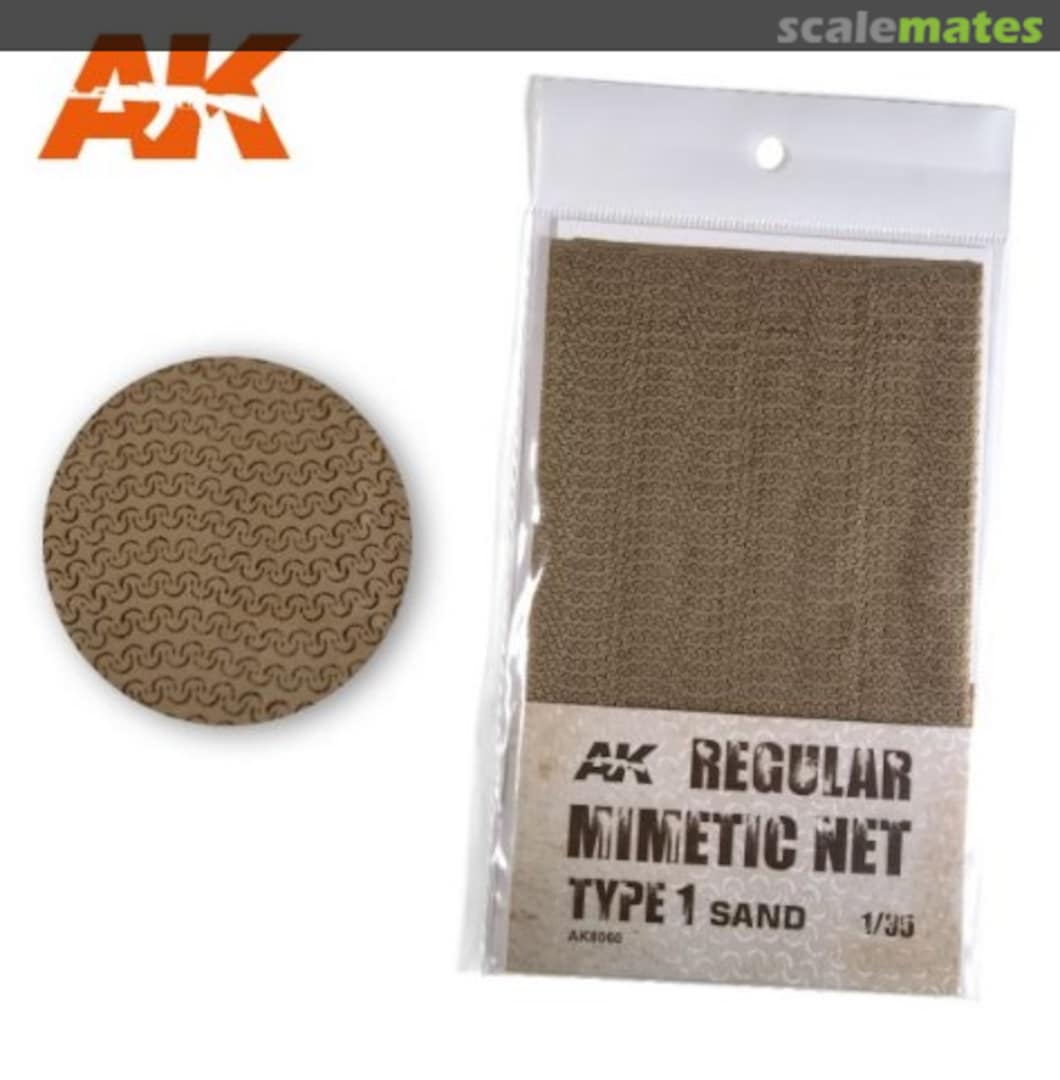 Boxart Camouflage Net Sand TYPE 1 AK 8060 AK Interactive Boxart Camouflage Net Sand TYPE 1 AK 8060 AK Interactive