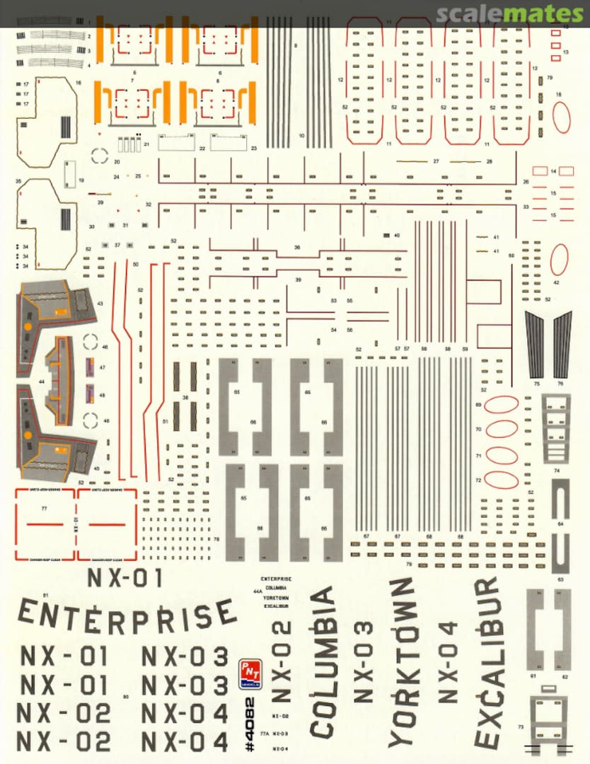 Boxart NX Class Detailing Decals 4082 PNT Models Boxart NX Class Detailing Decals 4082 PNT Models