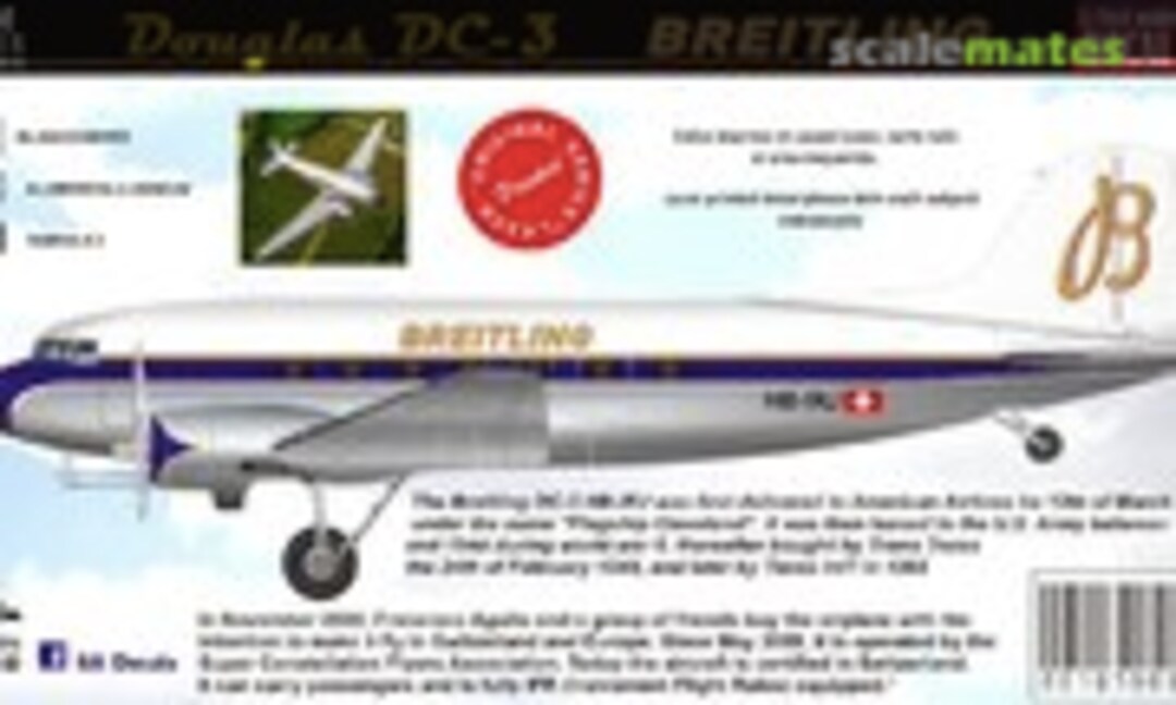 1:72 Breitling dc-3 (8aDecs 7909-352-72) 7909-352-72