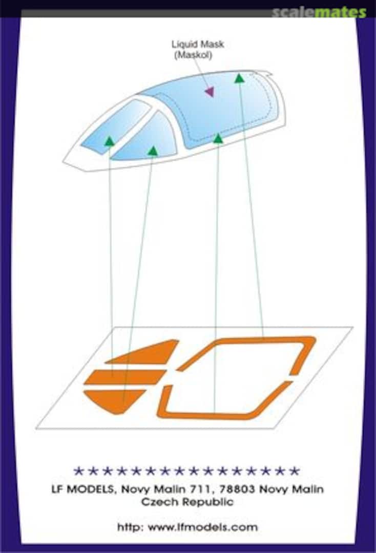 Boxart G.91/R Gina Canopy Mask CM4803 LF Models Boxart G.91/R Gina Canopy Mask CM4803 LF Models