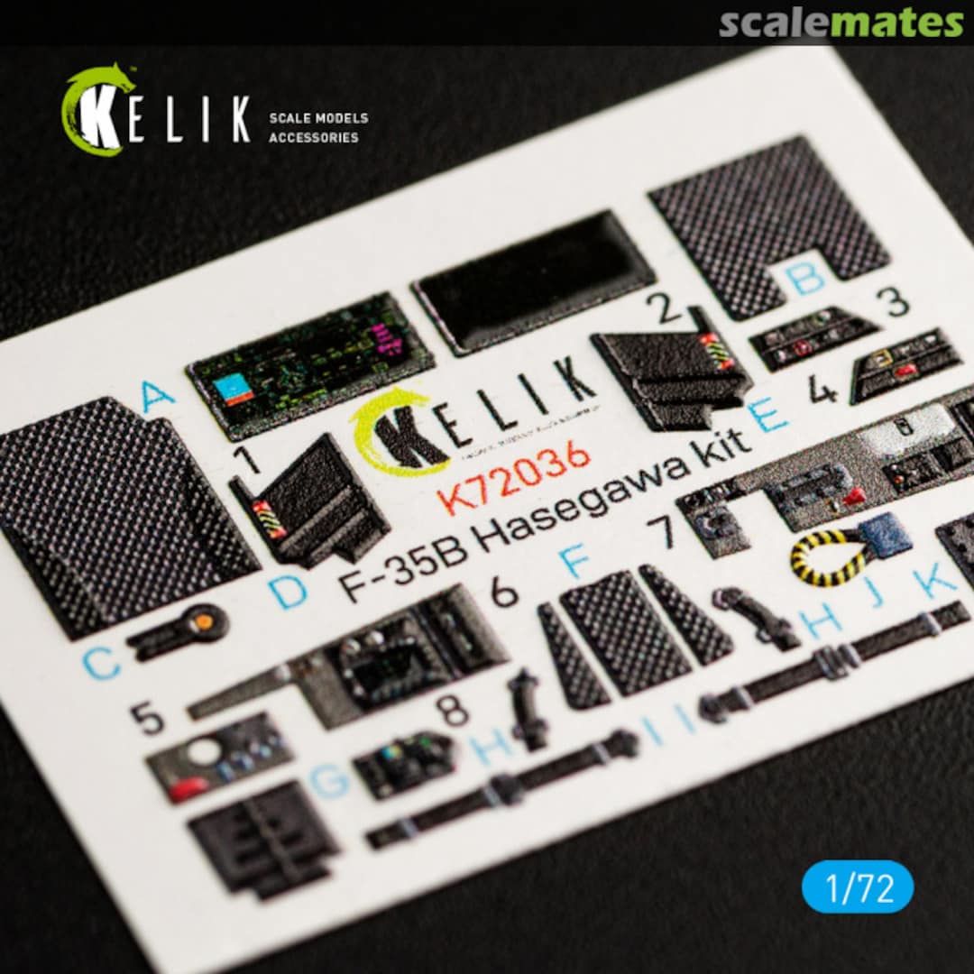 Boxart F-35B Lightning II - interior 3D decals K72036 Kelik Boxart F-35B Lightning II - interior 3D decals K72036 Kelik