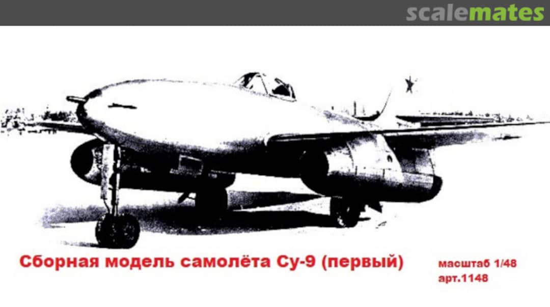 Boxart Sukhoi Su-9K (1946) 1148 Komar Models Boxart Sukhoi Su-9K (1946) 1148 Komar Models