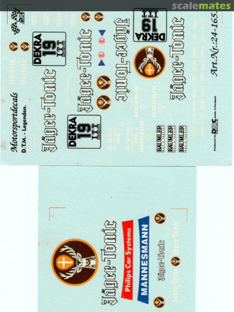 Boxart ALFA ROMEO 155 V6TI - JAGER TONIC - DTM/ITC HELSINKI 1995 24-165 DMC Decals Boxart ALFA ROMEO 155 V6TI - JAGER TONIC - DTM/ITC HELSINKI 1995 24-165 DMC Decals