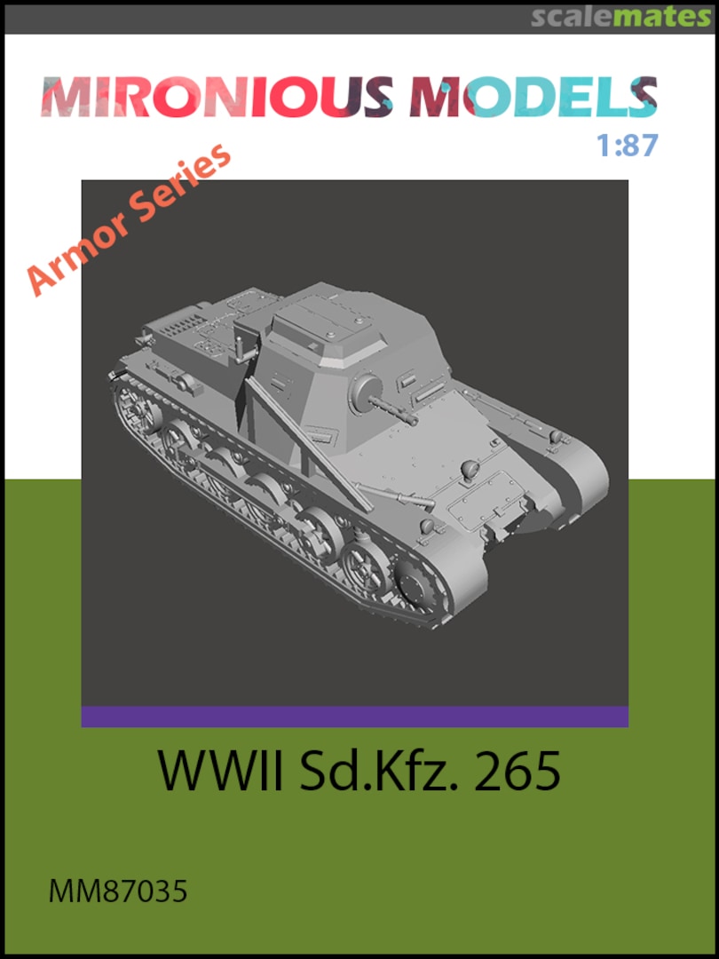 Boxart WWII Sd.Kfz. 265 MM87035 Mironious Models Boxart WWII Sd.Kfz. 265 MM87035 Mironious Models