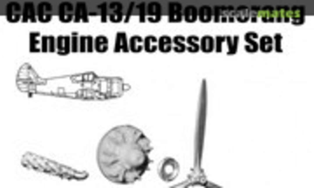 1:48 CAC CA-13/19 Boomerang Engine Accessory Set (Tasman Model Products TA251) TA251