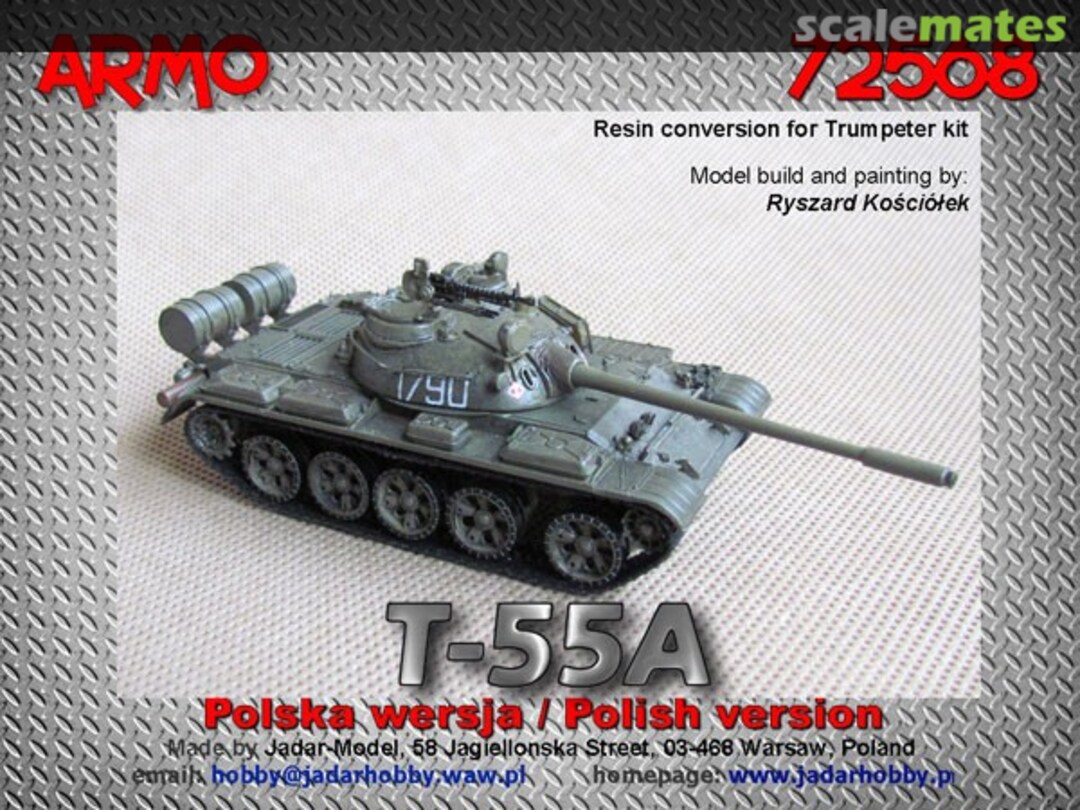 Boxart T-55A Polish version 72568 Armo Boxart T-55A Polish version 72568 Armo