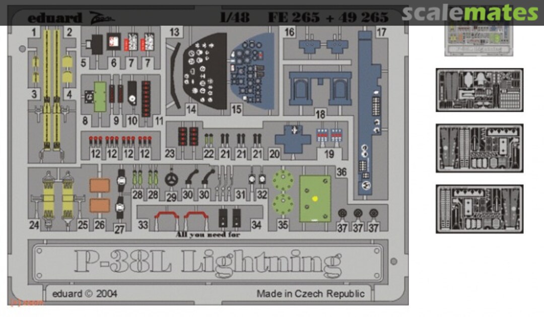 Contents P-38L Lightning 49265 Eduard Contents P-38L Lightning 49265 Eduard