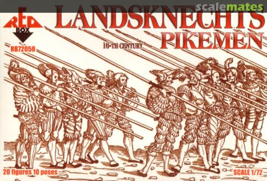 Boxart Landsknechts Pikemen RB72058 Red Box