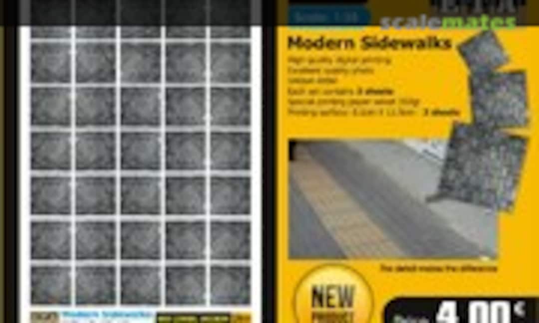 1:35 Modern Sidewalks (ETA Diorama Accessories 297) 297
