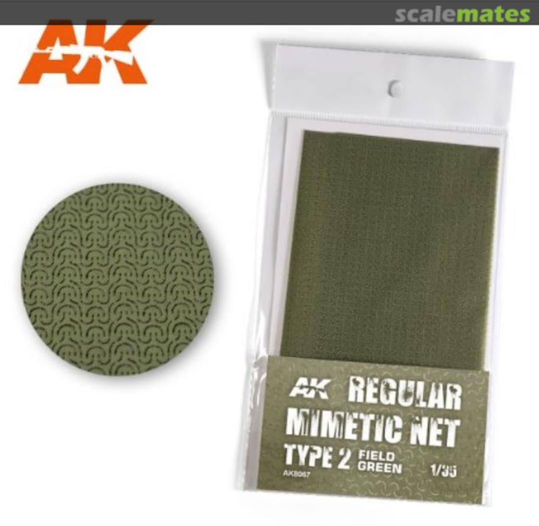 Boxart Camouflage Net Field Green TYPE 2 AK 8067 AK Interactive Boxart Camouflage Net Field Green TYPE 2 AK 8067 AK Interactive