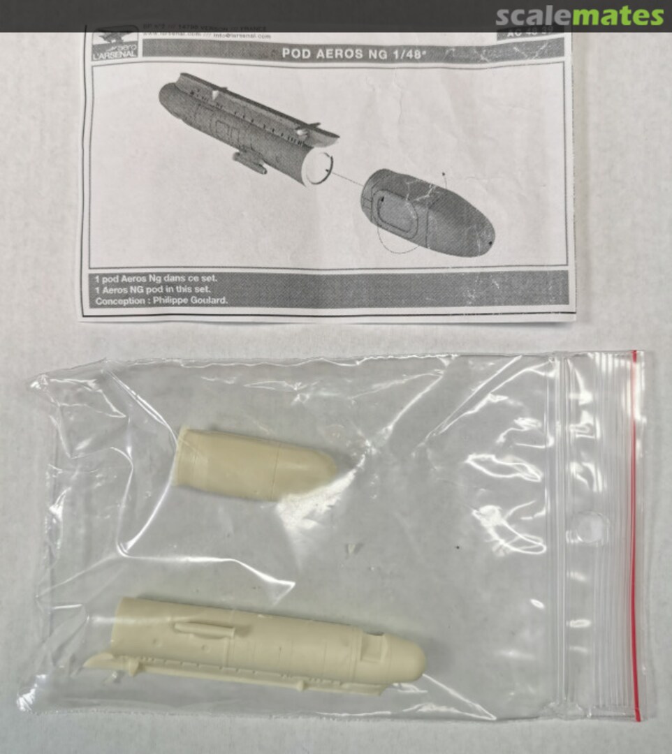 Boxart Aeros NG reconnaissance pod AC 48 39 L'Arsenal Boxart Aeros NG reconnaissance pod AC 48 39 L'Arsenal