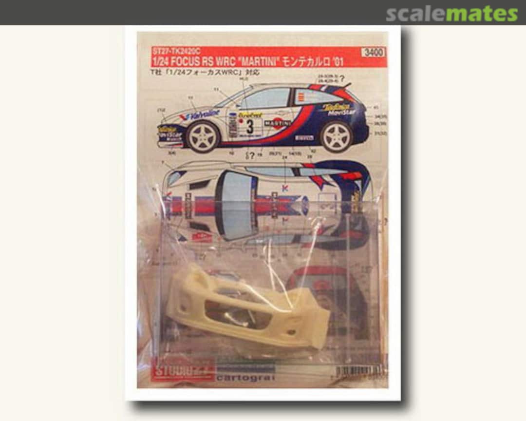 Boxart Focus WRC "Works" 2kit Monte Carlo (2001) ST27-TK2420C Studio27