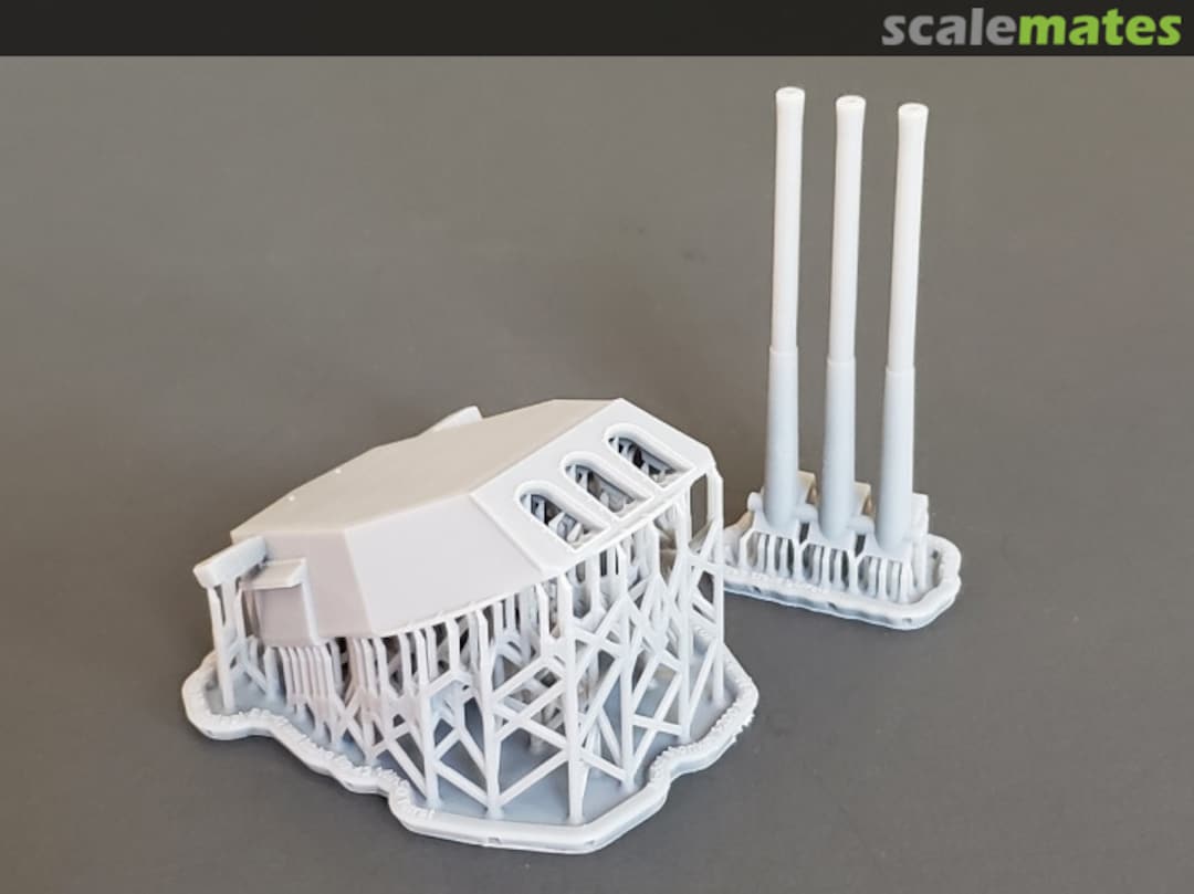 Boxart New Mexico class Battleship 14"/50 cal. Turret 200-BB40 turret Model Monkey Boxart New Mexico class Battleship 14"/50 cal. Turret 200-BB40 turret Model Monkey