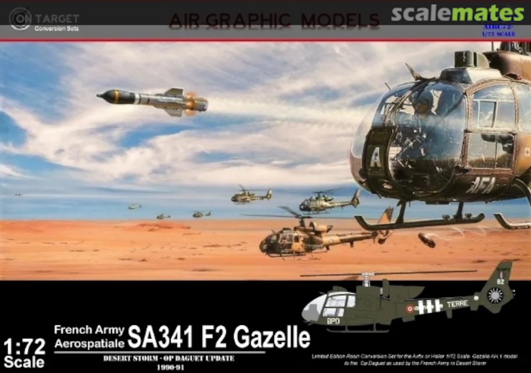 Boxart SA 341 F2 Gazelle CS-29 Air-Graphics Models Boxart SA 341 F2 Gazelle CS-29 Air-Graphics Models