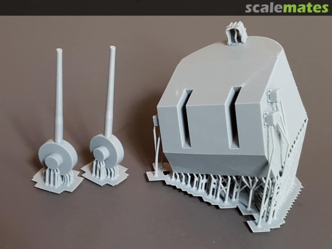 Boxart 5"/38 cal. Mk.28 Mount (Turret) for Fast Battleships + Atlanta-class Cruisers 72-5in38-Mk28-1 Model Monkey Boxart 5"/38 cal. Mk.28 Mount (Turret) for Fast Battleships + Atlanta-class Cruisers 72-5in38-Mk28-1 Model Monkey